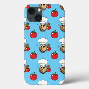 Case-Mate iPhone Case Caricature de Chouette à Cuisine mignonne