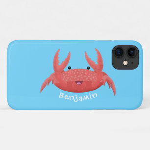 Case-Mate iPhone Case Caricature de crabe rouge cuite