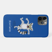 Coques Case-Mate iPhone Caricature de danse lémurienne en anneau mignon (Dos (Horizontal))