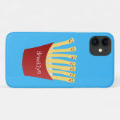 Coques Case-Mate iPhone Caricature de frites Cute kawaii fast food (Dos (Horizontal))