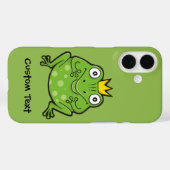 Coques Case-Mate iPhone Caricature de grenouille (Verso (horizontal))