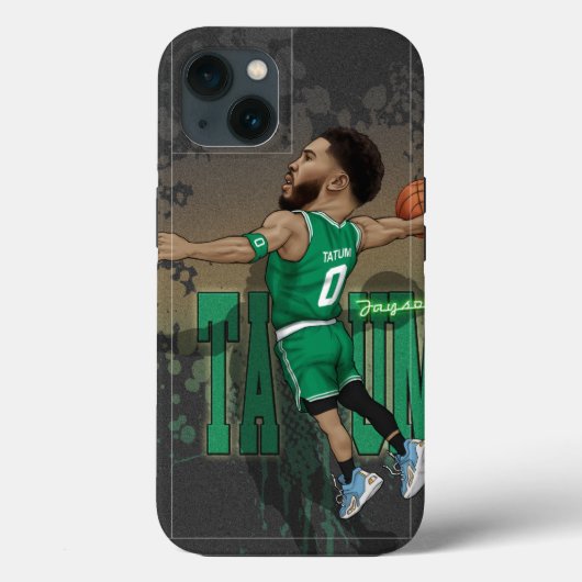 Coques Case-Mate iPhone Caricature de Jayson Tatum (Verso)