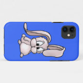 Coques Case-Mate iPhone Caricature de lapin rose mignon (Dos (Horizontal))