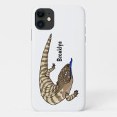 Coques Case-Mate iPhone Caricature de lézard rouge (Dos)