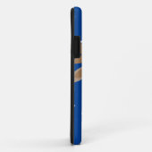 Coques Case-Mate iPhone Caricature de Noël Reindeer Fun Blue (Dos/Droite)