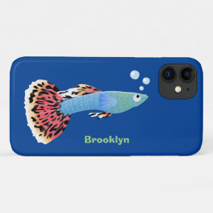 Case-Mate iPhone Case Caricature de poisson tropical guppy très chic