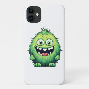 Case-Mate iPhone Case Caricature du Monstre Vert et souriant