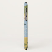 Coques Case-Mate iPhone Caricature élégante paysage carte de voyage (Dos/Gauche)