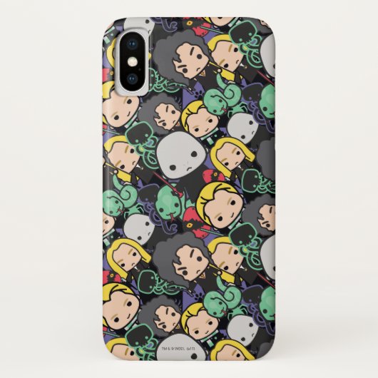 Coques Case-Mate iPhone Caricature Harry Potter Mangeurs de mort Toss Moti (Dos)