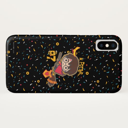 Coques Case-Mate iPhone Caricature Harry Potter Quidditch Chercher (Dos (Horizontal))