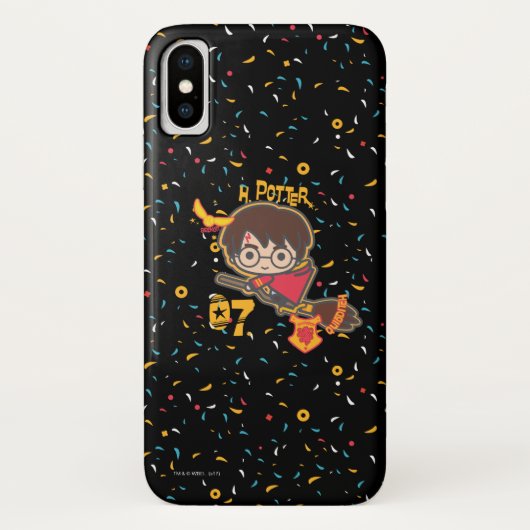 Coques Case-Mate iPhone Caricature Harry Potter Quidditch Chercher (Dos)