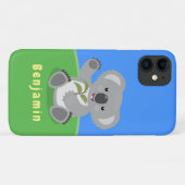 Coques Case-Mate iPhone Caricature joyeux koala agitant (Dos (Horizontal))