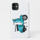 Coques Case-Mate iPhone Caricature moto mopée mûre illustration (Dos)