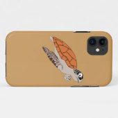 Coques Case-Mate iPhone caricature orangée (Dos (Horizontal))