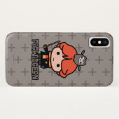 Coques Case-Mate iPhone Caricature Ron Weasley et Pigwidgeon (Dos (Horizontal))