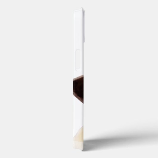 Coques Case-Mate iPhone Carlin Chien avec Coeurs Saint-Valentin (Verso / Droite)