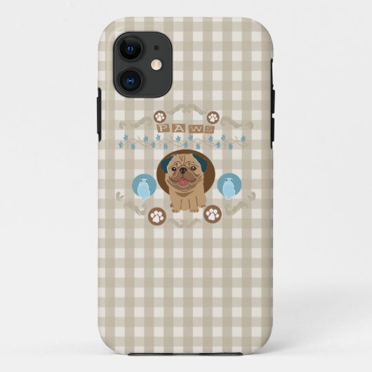 Coques Case-Mate iPhone Carlin et pattes (Dos)
