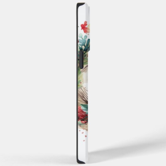 Coques Case-Mate iPhone Carlin Noël Wreath Festive Pup (Verso / Droite)