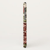 Coques Case-Mate iPhone Carnation Carrelage Fleur Antique Art Rustique (Dos/Gauche)