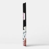 Coques Case-Mate iPhone Carnation, fleurs de camomille, motif noir. (Verso / Droite)