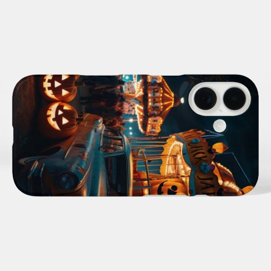 Coques Case-Mate iPhone Carnaval hanté (Verso (horizontal))