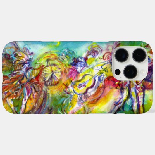 Coques Case-Mate iPhone CARNAVAL ITALIEN / Danse, Musique, Théâtre (Verso (horizontal))