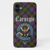 Coques Case-Mate iPhone Carnegie Clan Badge & Tartan Téléphone Case (Dos)