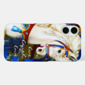 Coques Case-Mate iPhone Carousel Horse Photo Live Lauder Love Citation Scr (Verso (horizontal))