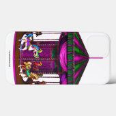 Coques Case-Mate iPhone Carousel pourpre (Verso (horizontal))