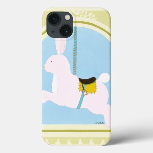 Coques Case-Mate iPhone Carousel Rabbit by June Erica Vess (Verso)