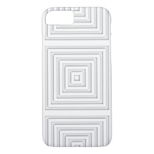 Etui iPhone Case-Mate Carré blanc géométrique