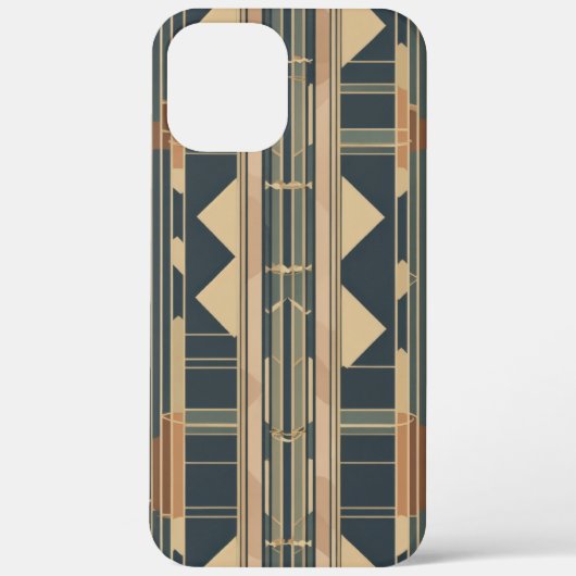 Coques Case-Mate iPhone carré bleu brun (Verso)
