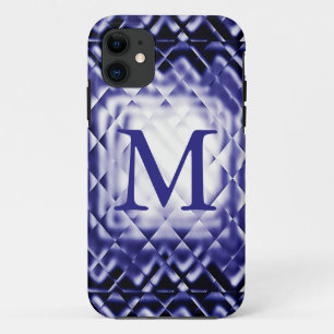 Etui iPhone Case-Mate Carré dimensionnel - Marine-M