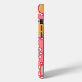 Coques Case-Mate iPhone Carré jaune doré  (Verso / Gauche)