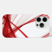 Coques Case-Mate iPhone Carré liquide moderne moutarde rouge et blanc (Verso (horizontal))