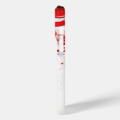 Coques Case-Mate iPhone Carré liquide moderne moutarde rouge et blanc (Verso / Gauche)