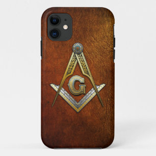 Etui iPhone Case-Mate Carré maçonnique et compas