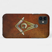 Coques Case-Mate iPhone Carré maçonnique et compas (Dos (Horizontal))