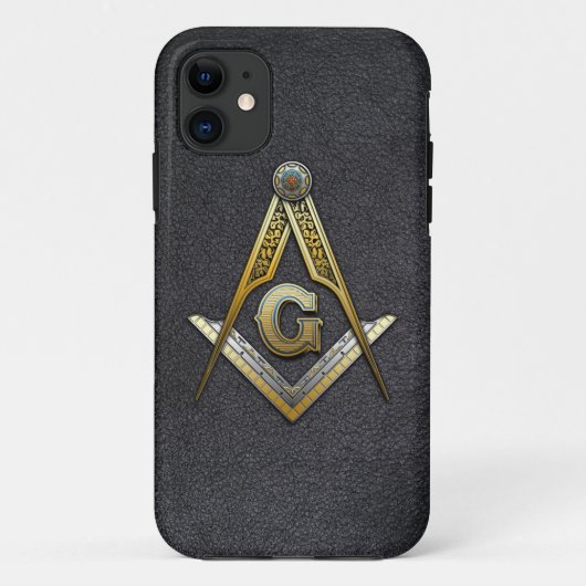 Coques Case-Mate iPhone Carré maçonnique et compas (Dos)