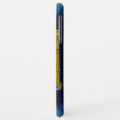 Coques Case-Mate iPhone CARRÉ MAGIQUE 33 MONOGRAM Turquoise, Aqua Blue Tur (Dos/Gauche)