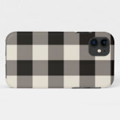 Coques Case-Mate iPhone Carré Marron à Damier (Dos (Horizontal))