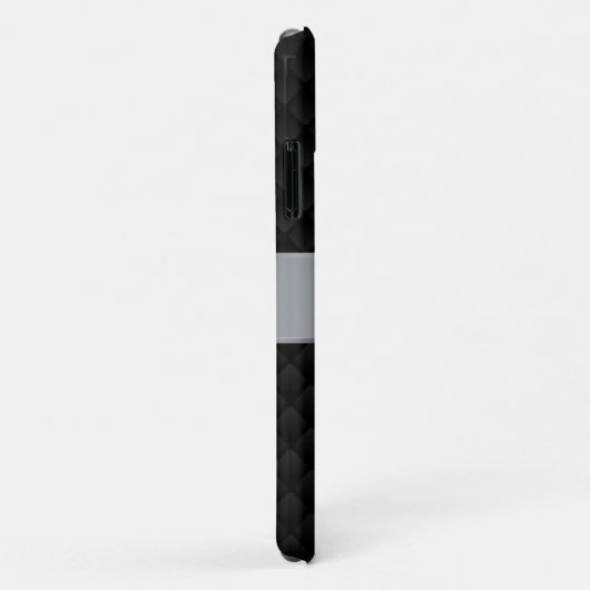 Coques Case-Mate iPhone Carré noir (Dos/Droite)