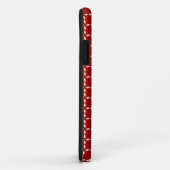 Coques Case-Mate iPhone Carré rouge (Dos/Droite)