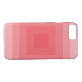 Coques Case-Mate iPhone Carré rouge géométrique (Dos (Horizontal))