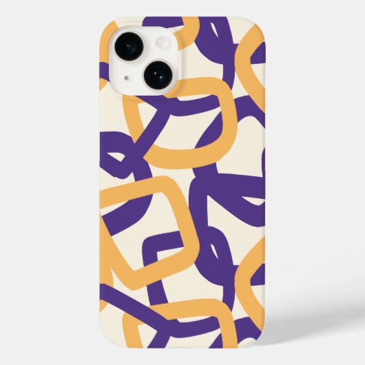 Coques Case-Mate iPhone Carré Tangle Pop Moderne (Verso)