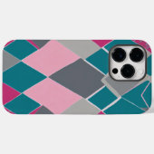 Coques Case-Mate iPhone carré vert rose (Verso (horizontal))