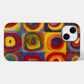 Coques Case-Mate iPhone Carré w Cercles concentrés 2 | Kandinsky | (Verso (horizontal))