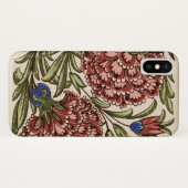 Coques Case-Mate iPhone Carreau de fleur d'œillet Art antique rustique De (Dos (Horizontal))