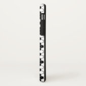 Coques Case-Mate iPhone Carreau Hex Imprimer Monogramme Téléphone (Dos/Gauche)