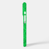 Coques Case-Mate iPhone carreau métallique en diamant vert émeraude (Verso / Gauche)